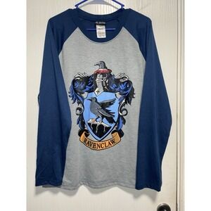 Harry Potter‎ Ravenclaw Baseball Long Sleeve Top Size Large